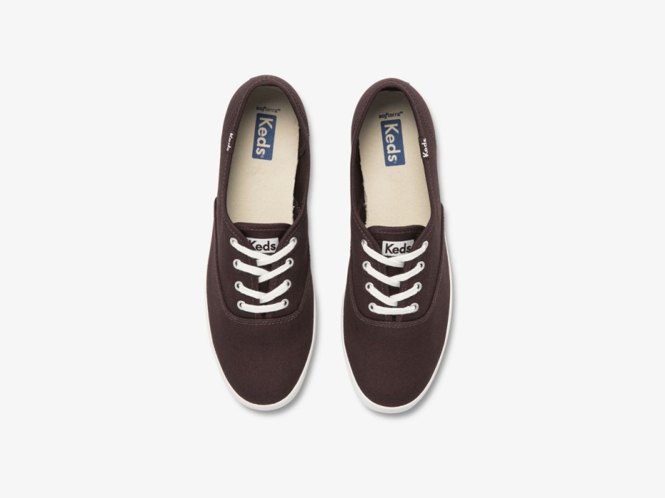 Dames Kampioen Wasbaar Feat. Biologische Canvas Keds Bordeaux