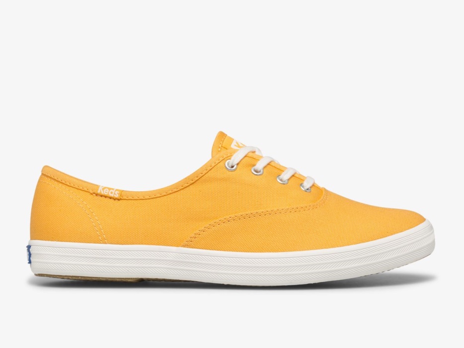 Dames Kampioen Wasbaar Feat. Biologische Canvas Keds Oranje