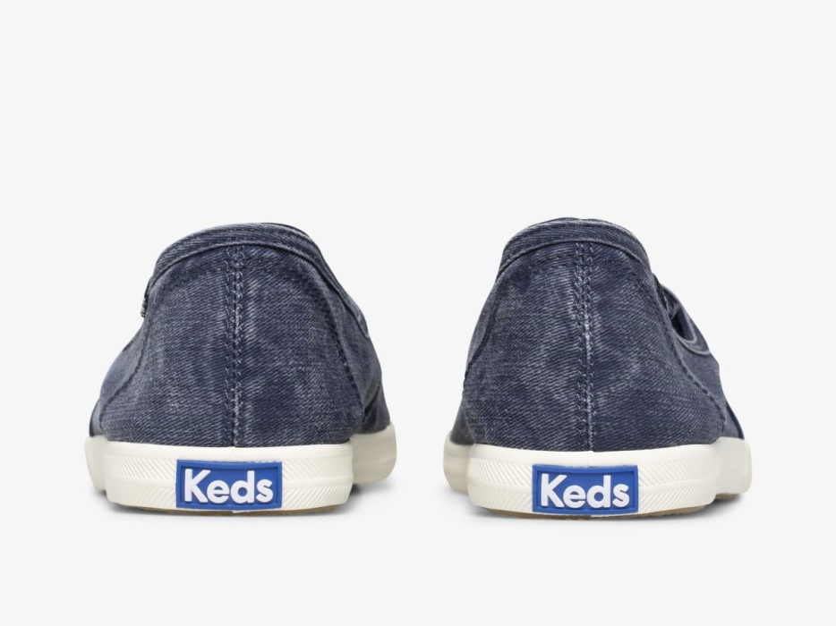 Dames Chillax Mini Twill Wasbare Marine Keds