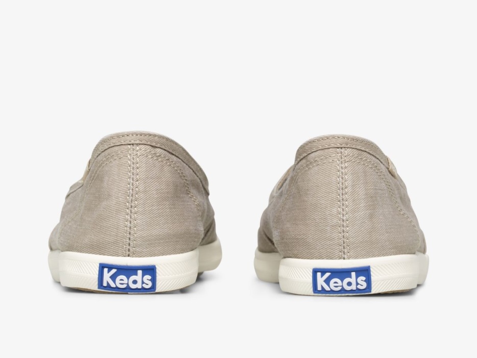 Chillax Mini Twill Wasbare Tan Keds Voor Dames