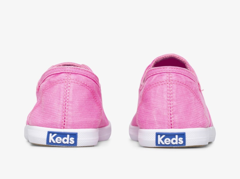 Chillax Neon Twill Dames Wasbaar Keds Roze