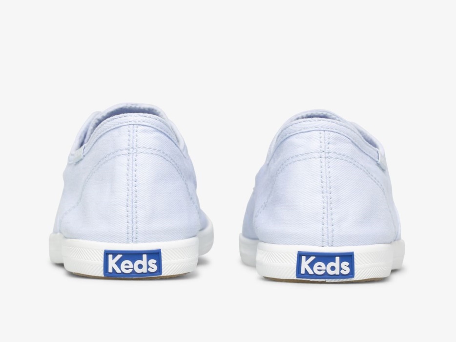 Chillax Twill Dames Wasbaar Lichtblauw Keds