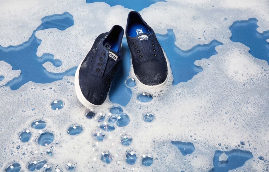 Chillax Wasbare Blauwe Keds Voor Dames