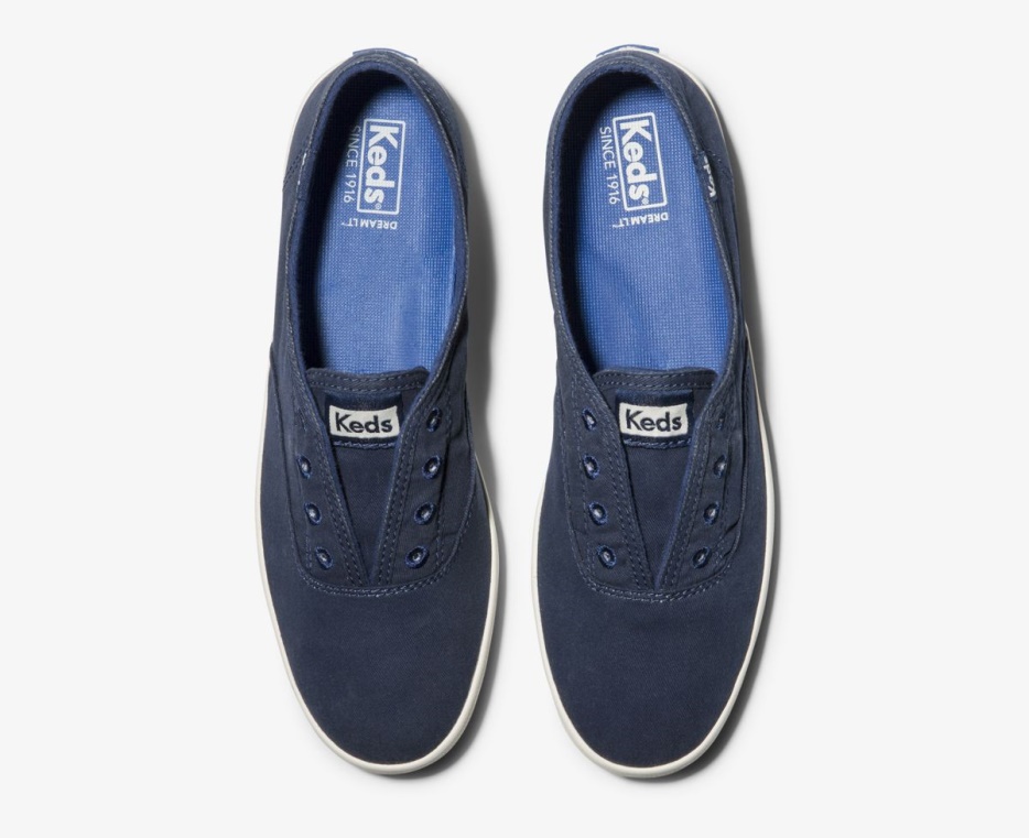 Chillax Wasbare Blauwe Keds Voor Dames