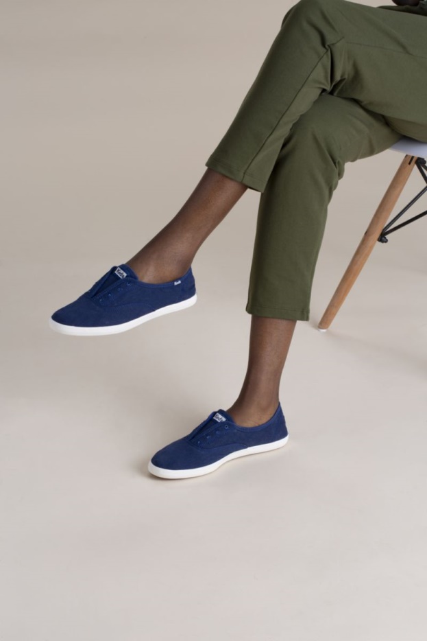 Chillax Wasbare Blauwe Keds Voor Dames