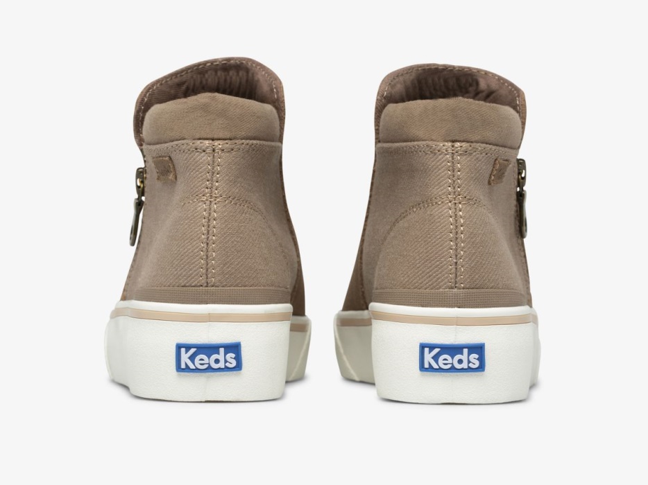 Dames Cooper Zip Bootie Bruin Keds