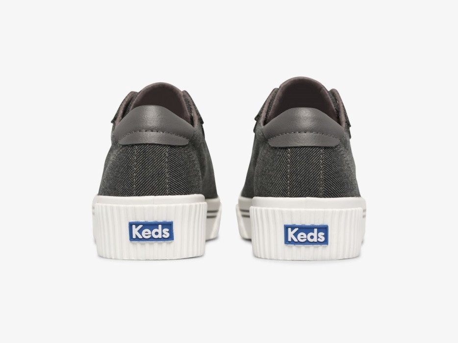 Dames Crew Kick Alto Soft Twill Keds Grijs