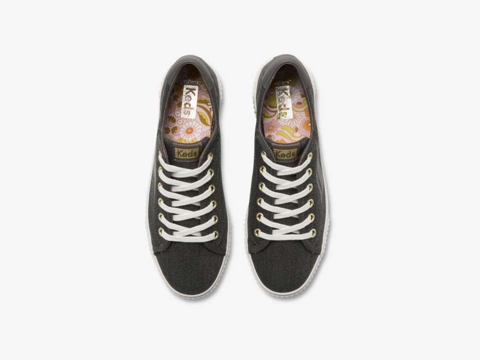 Dames Crew Kick Alto Soft Twill Keds Grijs