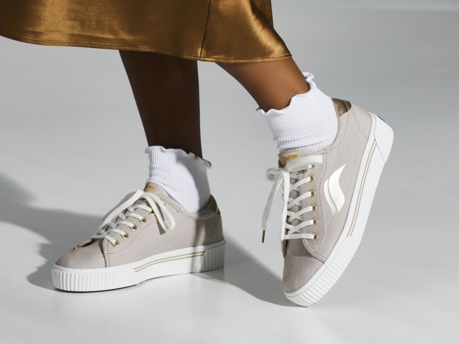 Dames Crew Kick Alto Soft Twill Tan Keds