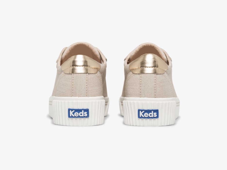 Dames Crew Kick Alto Soft Twill Tan Keds