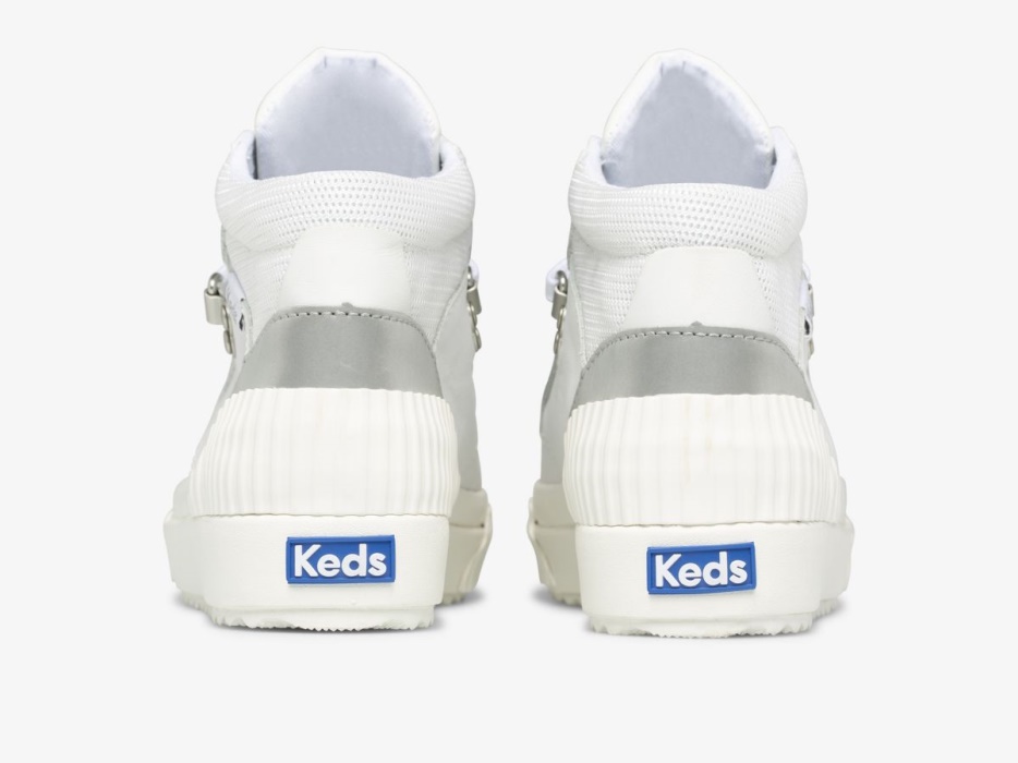 Dames Demi Trx Half Leer Wit Zilver Keds