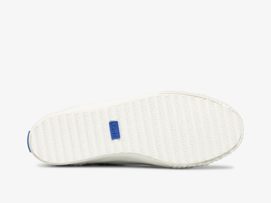 Dames Demi Trx Half Leer Wit Zilver Keds