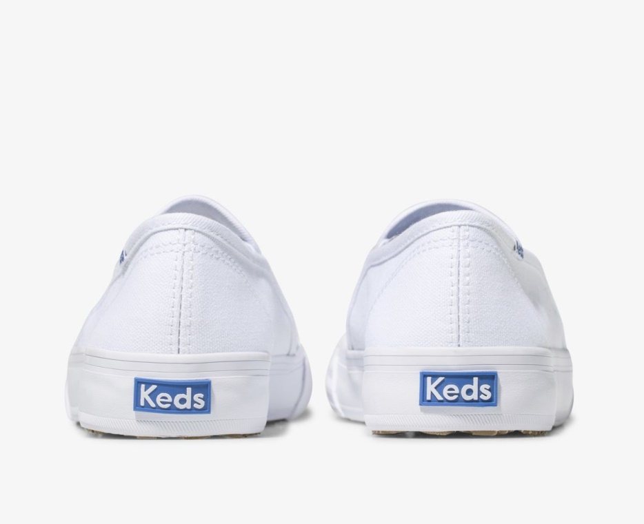 Dubbeldekker Canvas Dames Keds Wit