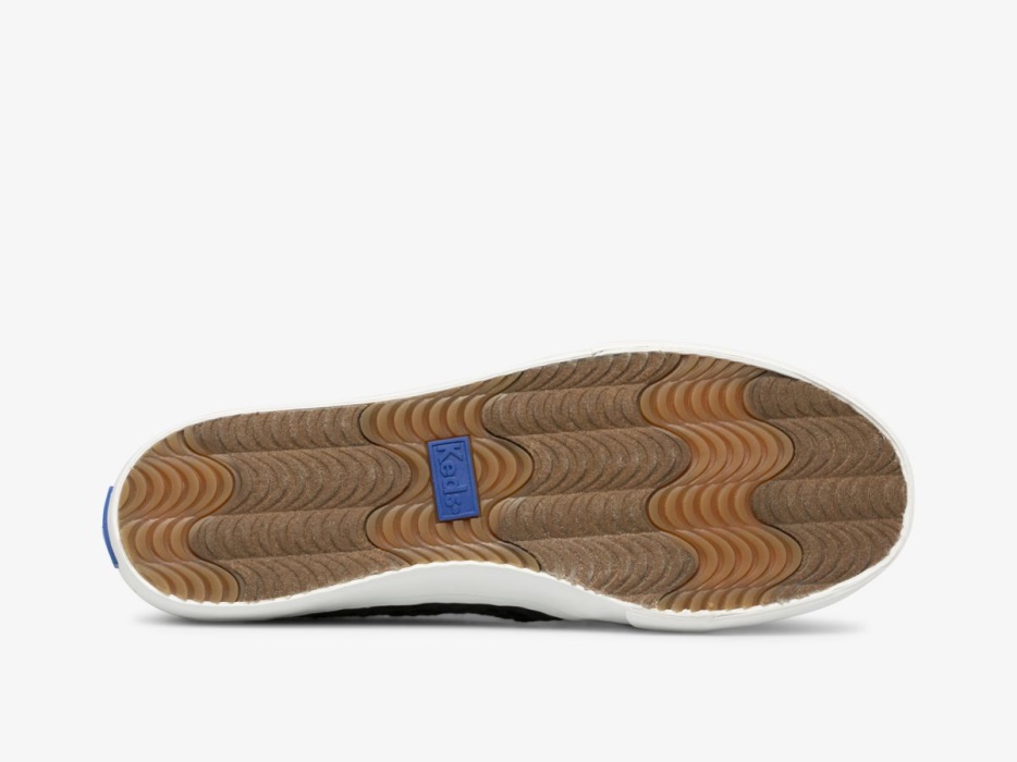 Dubbeldekker Gehaakte Keds Dames Zwart