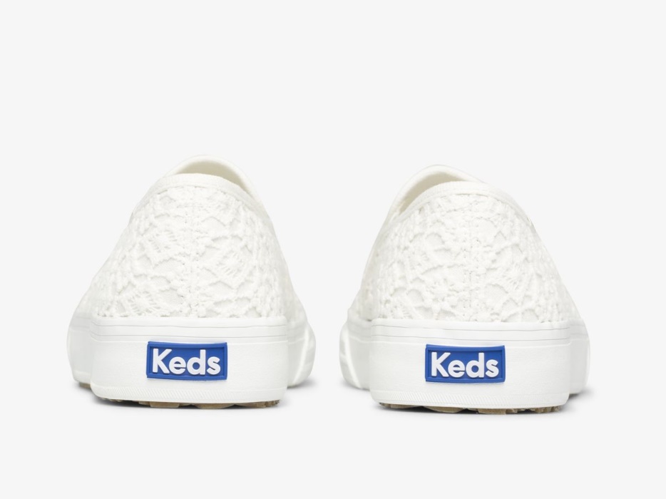 Dubbeldekker Gehaakt Dames Wit Keds