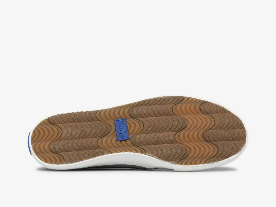 Dubbeldekker Dobby Jacquard Dames Donkergrijs Keds