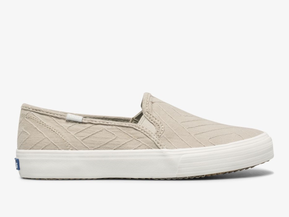 Dames Dubbeldekker Geo Jersey Grijs Keds