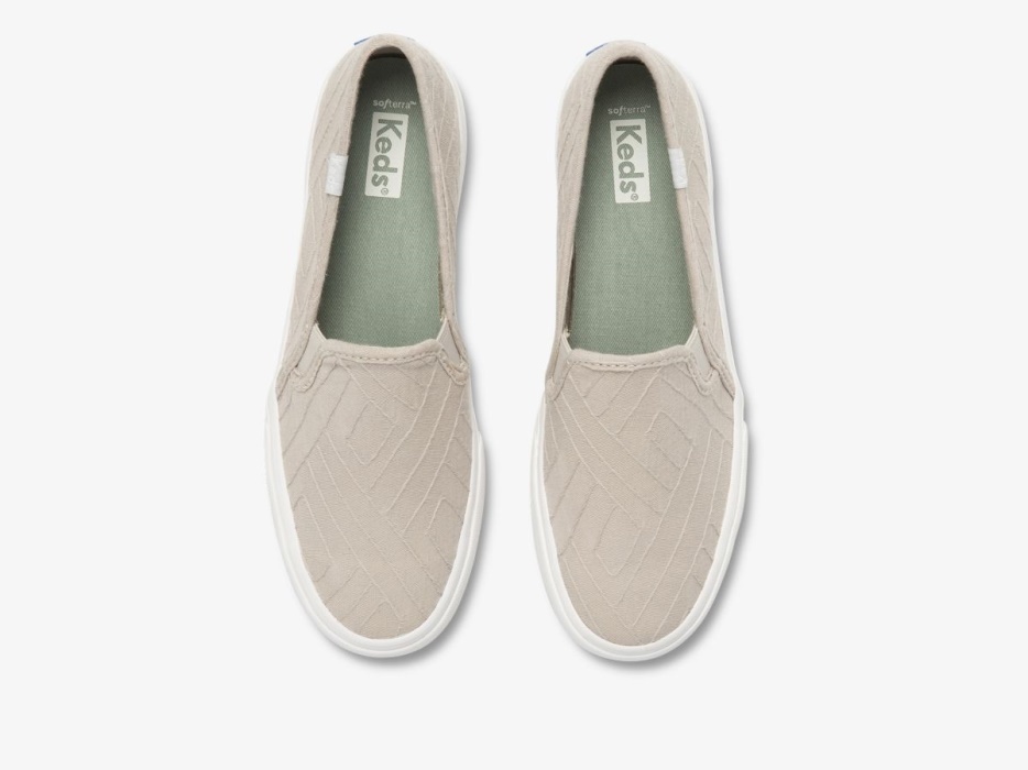 Dames Dubbeldekker Geo Jersey Grijs Keds