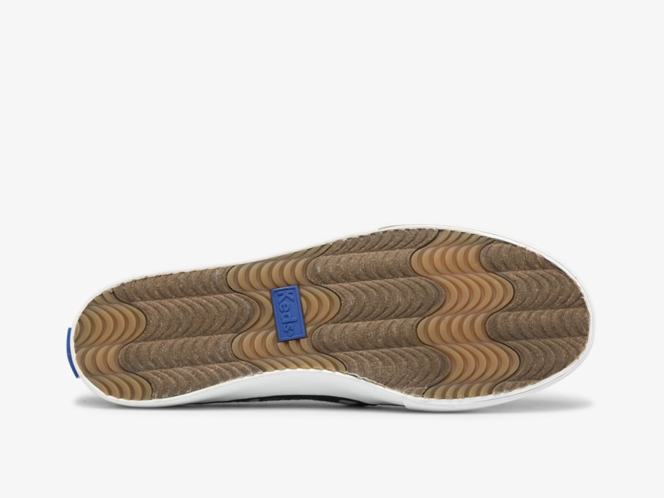 Dubbeldekker Mule Plaid Voor Dames Keds Grijs