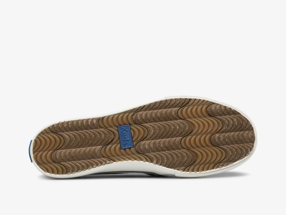 Dames Dubbeldekker Gespikkelde Jersey Houtskool Keds