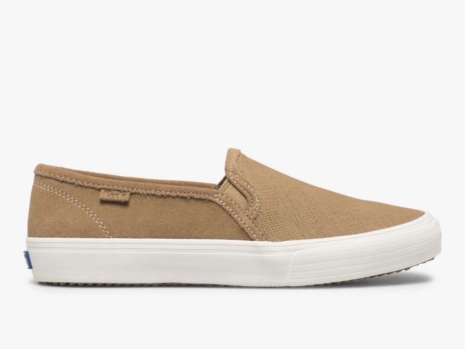 Dames Dubbeldekker Suede Keds Taupe