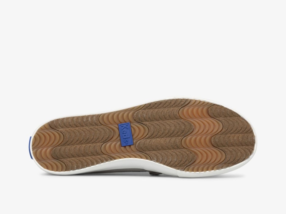 Dubbeldekker Wave Canvas Dames Grijs Keds