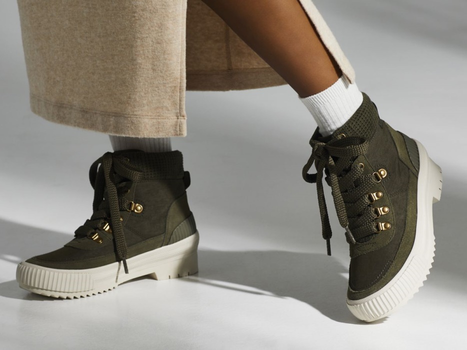 Dames Fielder Boot Suede Nylon Thinsulatetrade Keds Olijf