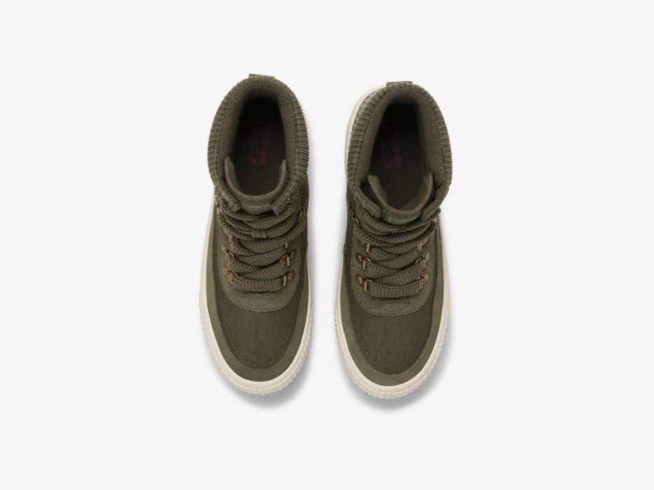 Dames Fielder Boot Suede Nylon Thinsulatetrade Keds Olijf