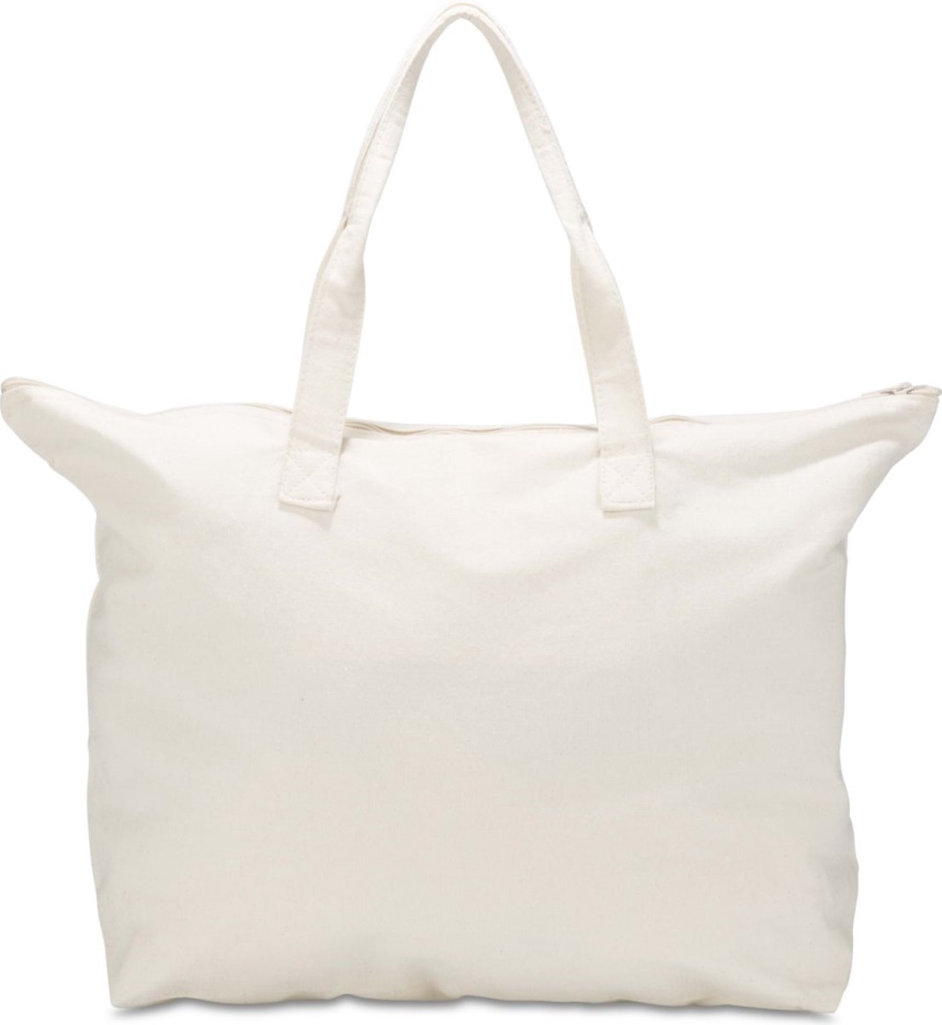 Bosgebonden Canvas Draagtas Voor Dames Crème Keds