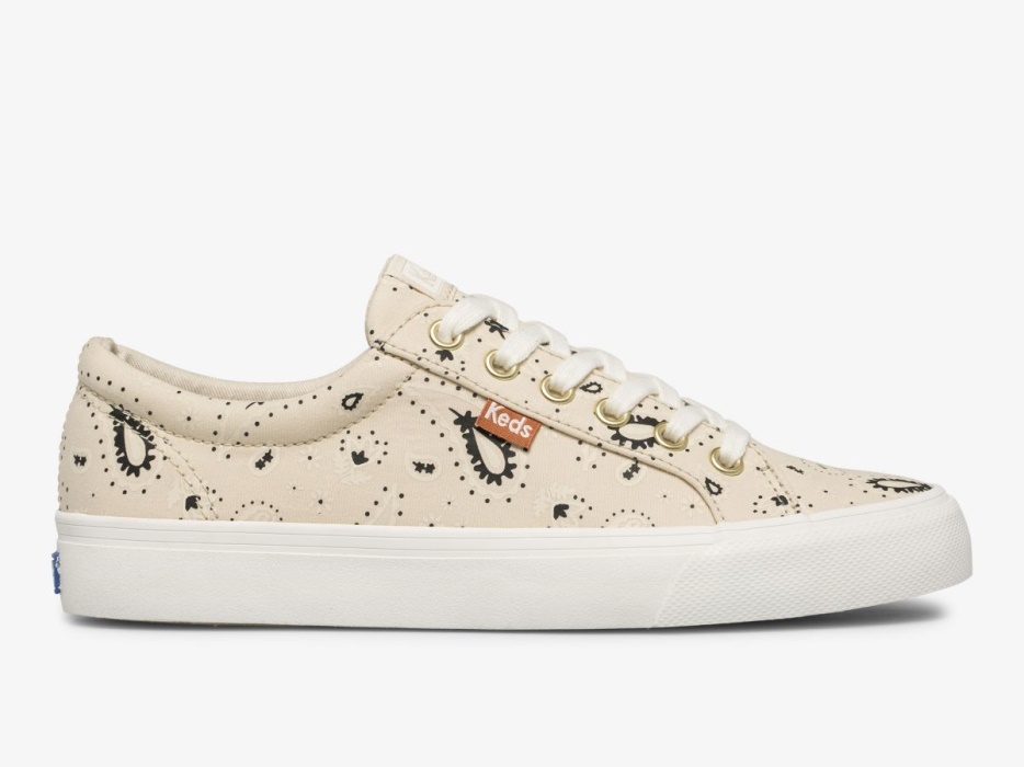Jump Kick Voor Dames. Biologische Bandana Keds Latte