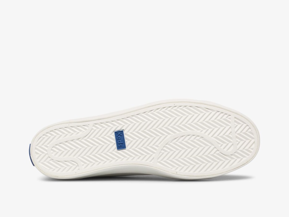 Dames Kickback Leer Keds Wit