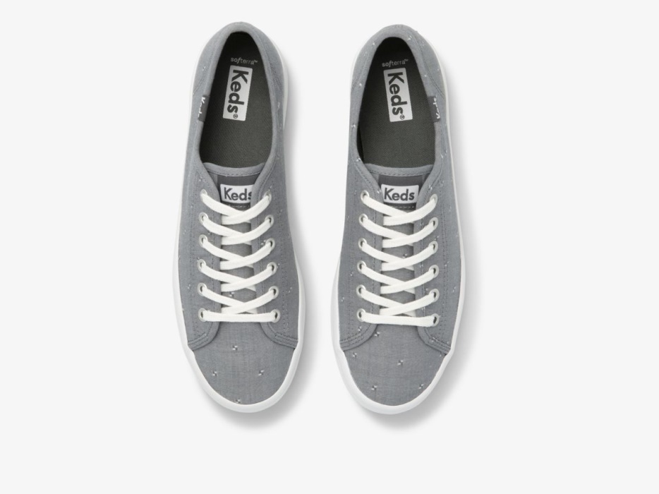 Dames Kickstart Dobby Jacquard Keds Grijs