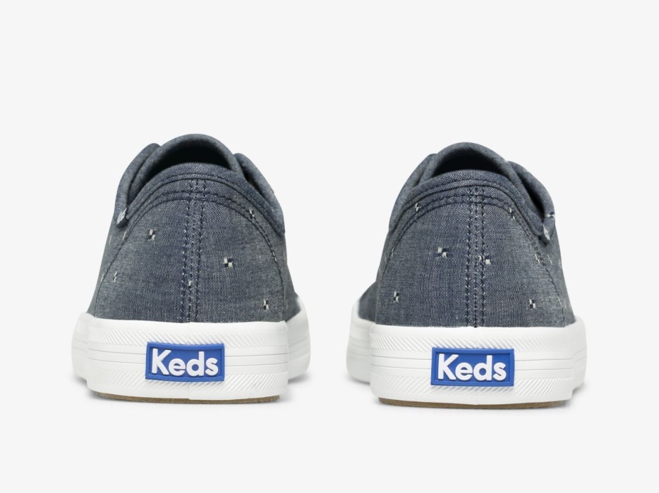 Kickstart Dames Dobby Jacquard Keds Navy