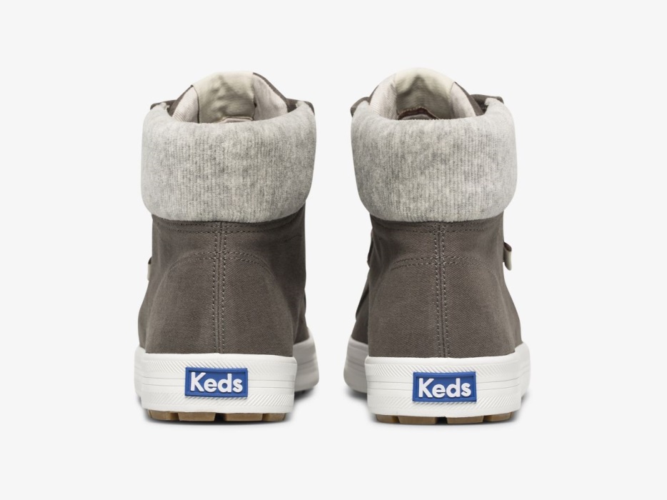 Kickstart Hi Trx Soft Twill Grijs Keds