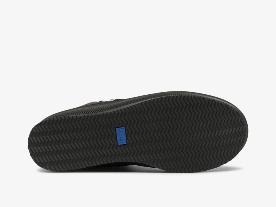 Dames Midland Laars Suède Splash Twill Thinsulatetrade Keds Zwart