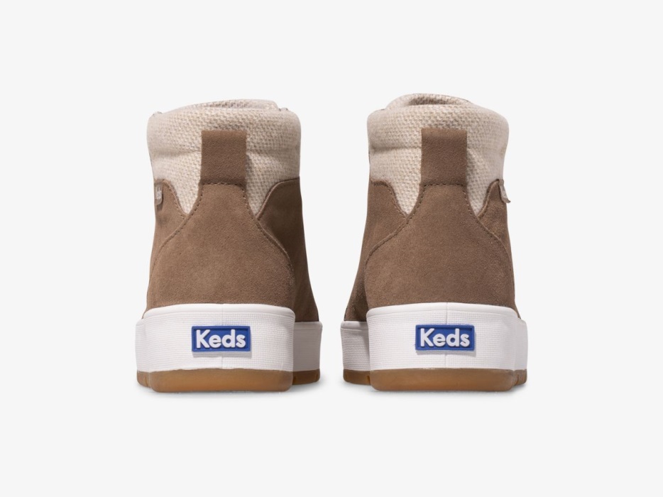 Dames Tahoe Laars Suède Bruin Keds
