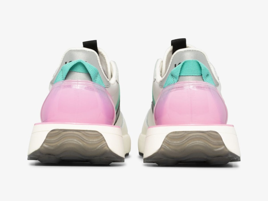 Tiasa Keds Dames Wit Zwart Roze