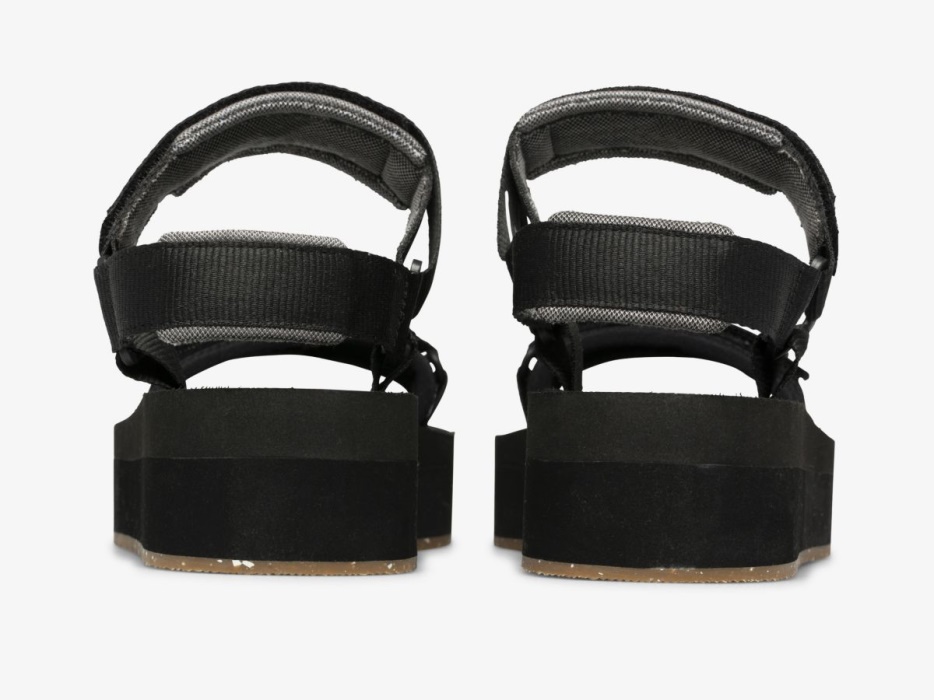 Dames Trio Platform Zwart Keds