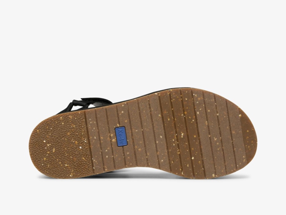 Dames Trio Platform Zwart Keds