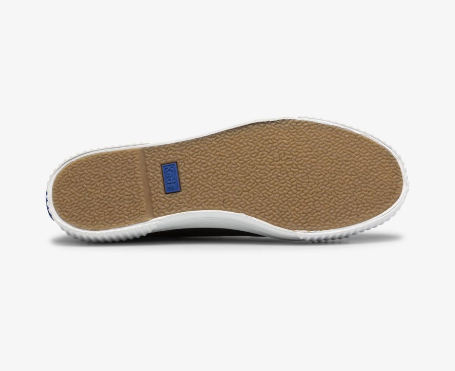 Dames Triple Kick Amp Leer Keds Zwart