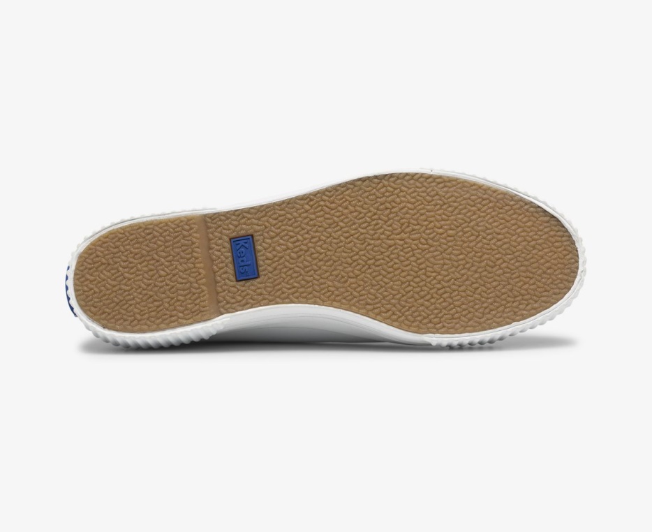 Dames Triple Kick Amp Leer Wit Keds
