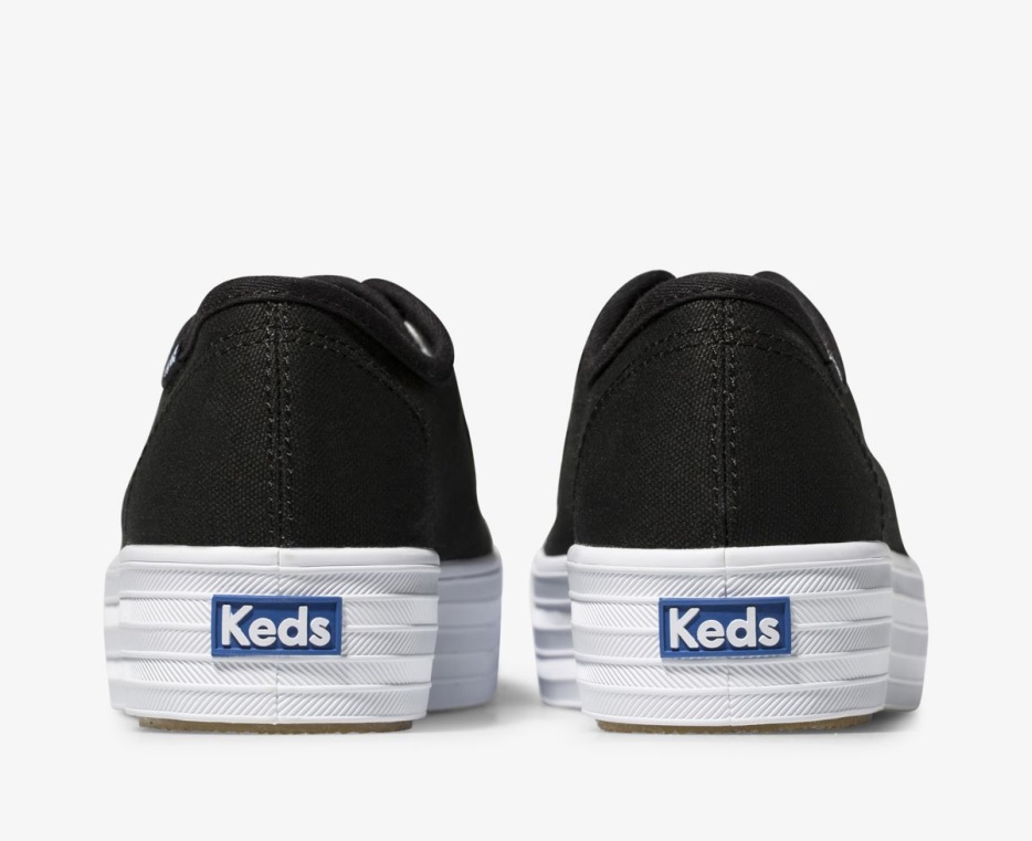 Triple Kick Keds Dames Zwart