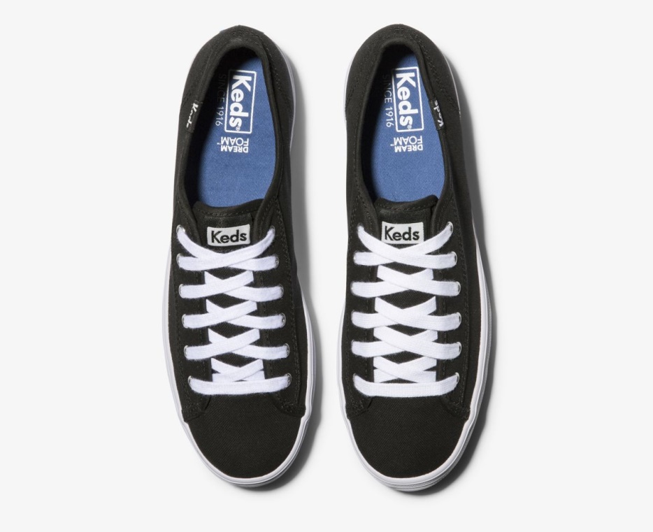 Triple Kick Keds Dames Zwart