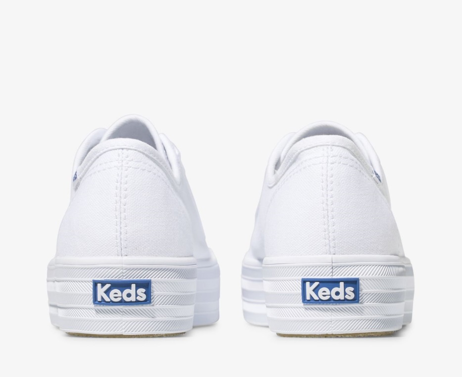 Drievoudige Kick Voor Dames, Witte Keds