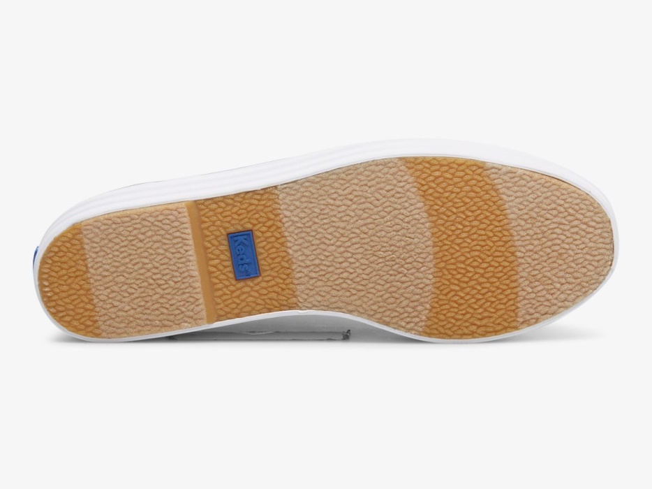 Triple Up Canvas Dames Zwart Goud Keds