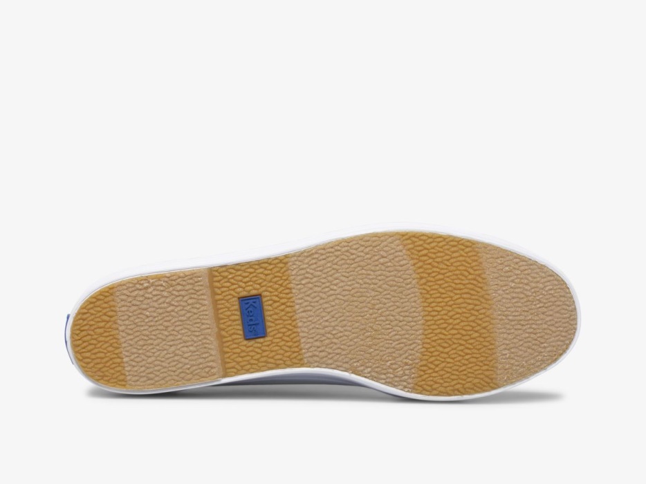 Driedubbele Canvas Keds Dames Wit