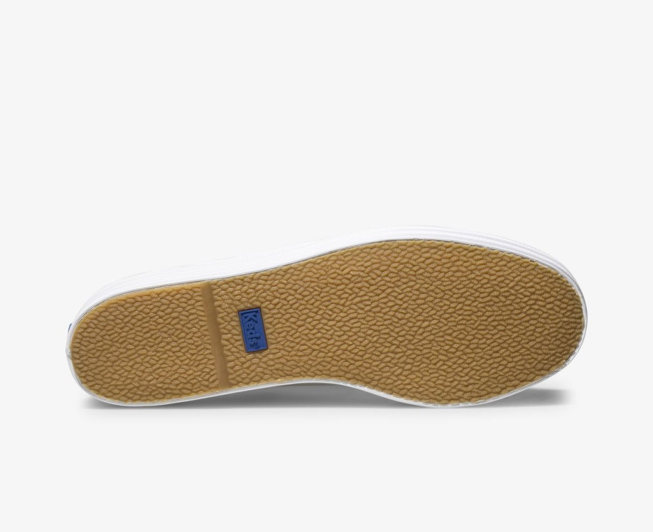 Triple Up Leren Keds Dames Wit