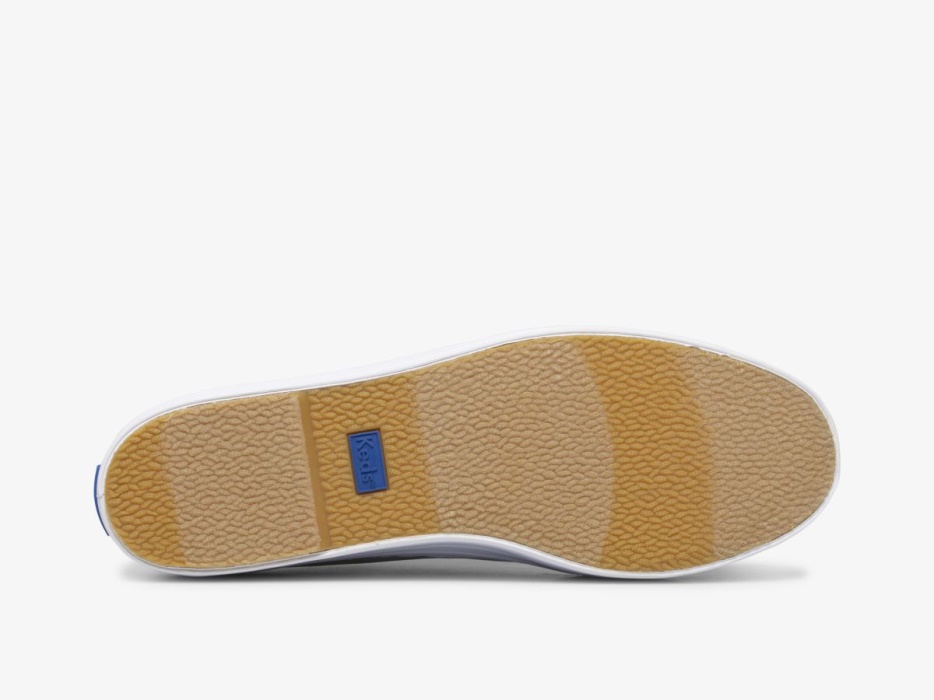 Dames Triple Up Metallic Twill Zilver Keds