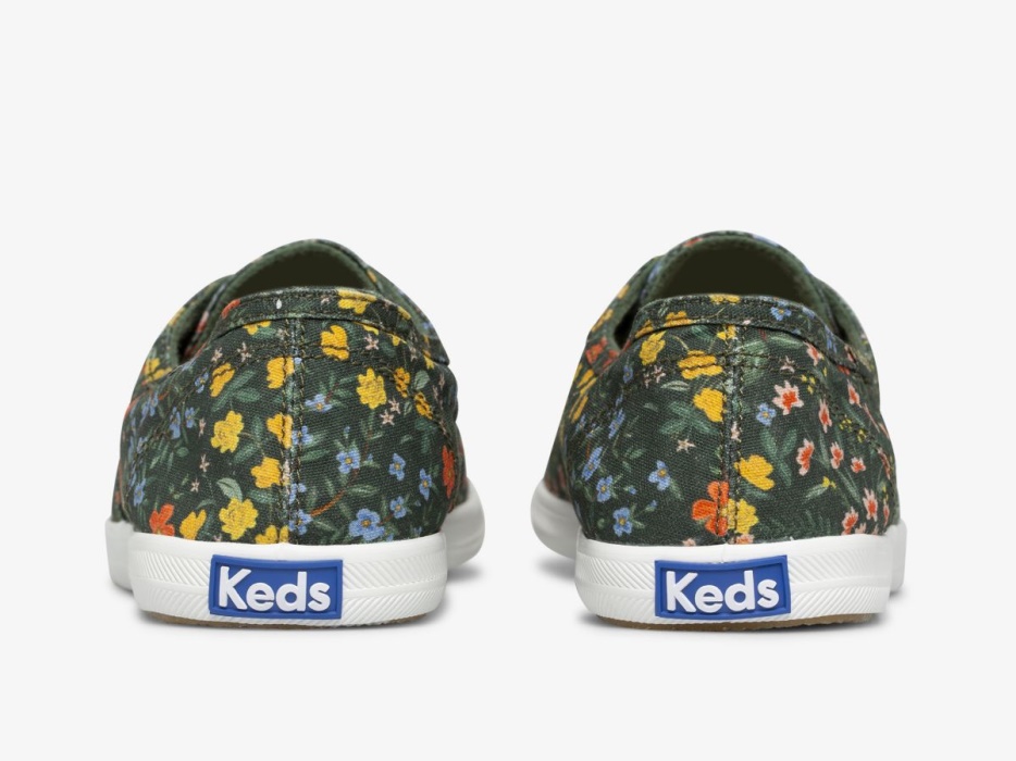 Dames X Rifle Paper Co. Chillax Wildwood Groen Multikeds