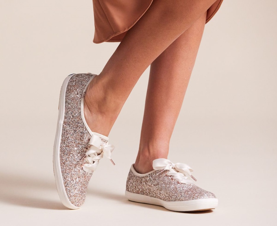 Dames X Kate Spade New York Champion Glitter Rose Gouden Multikeds